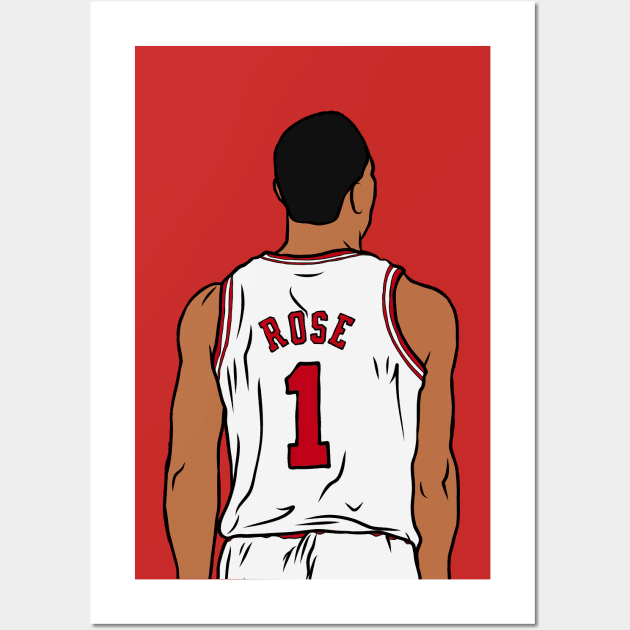D Rose Back-To Wall Art by rattraptees